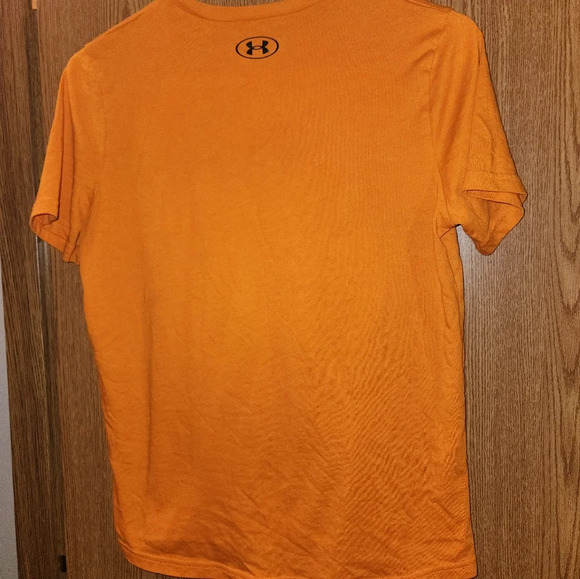 💓 3/$10 Under Armour Boy's Youth Large Orange Monster Mode T-Shirt - Picture 8 of 8